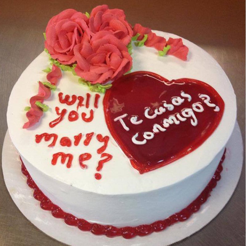 Custom cake from Zimatlan Bakery in Seaside, California