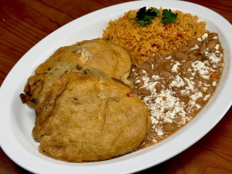 Delicious Chile Relleno Oaxacan Style at Zimatlan Bakery in Seaside, California