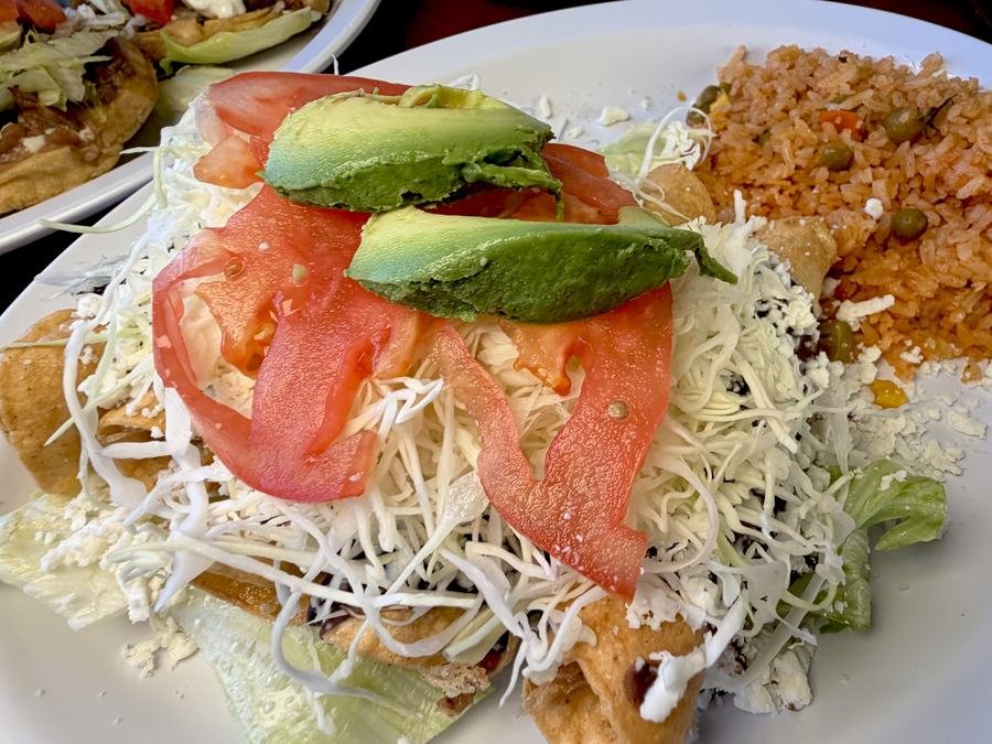 Flautas at Zimatlan Bakery in Seaside, California