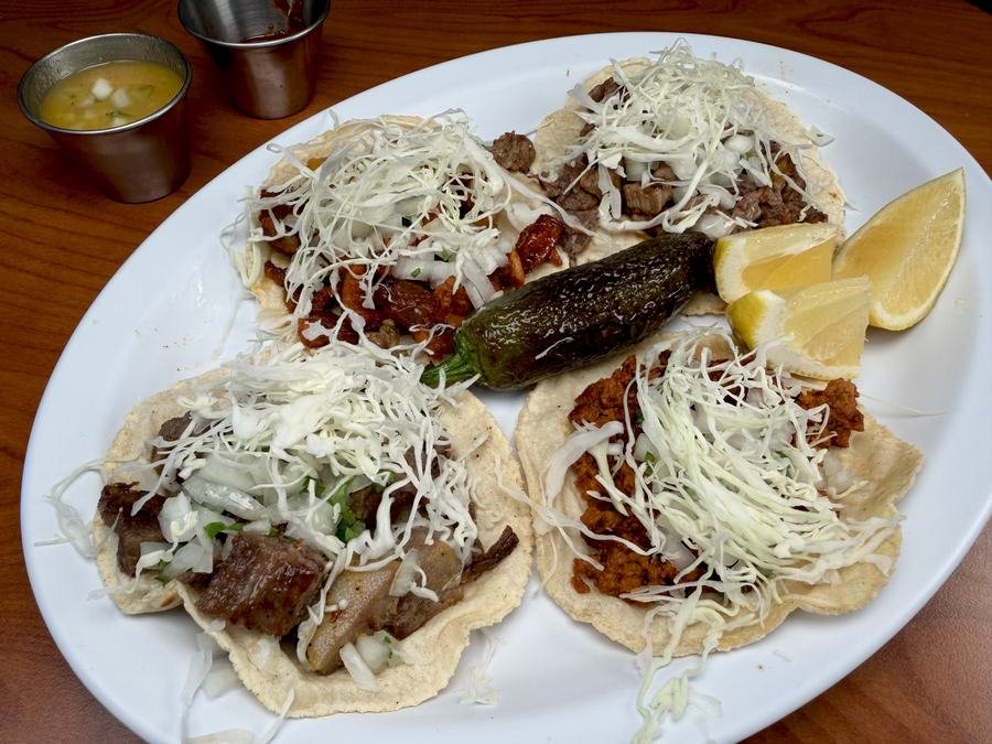 Handmade Tortilla Tacos at Zimatlan Bakery in Seaside, California