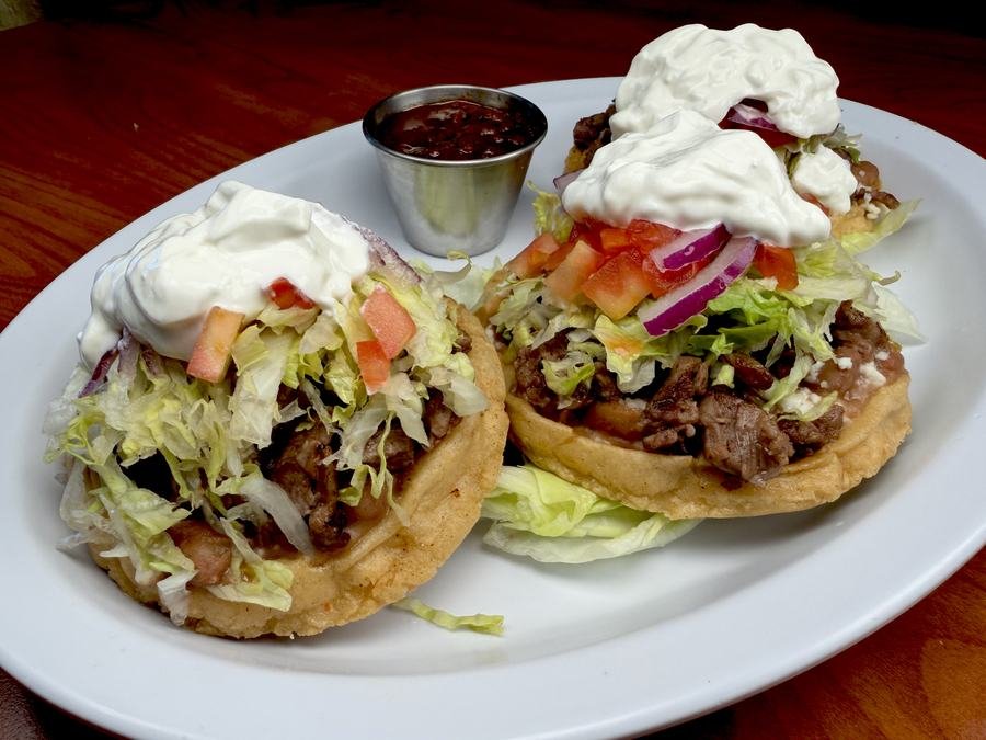 Sopes at Zimatlan Bakery in Seaside, California